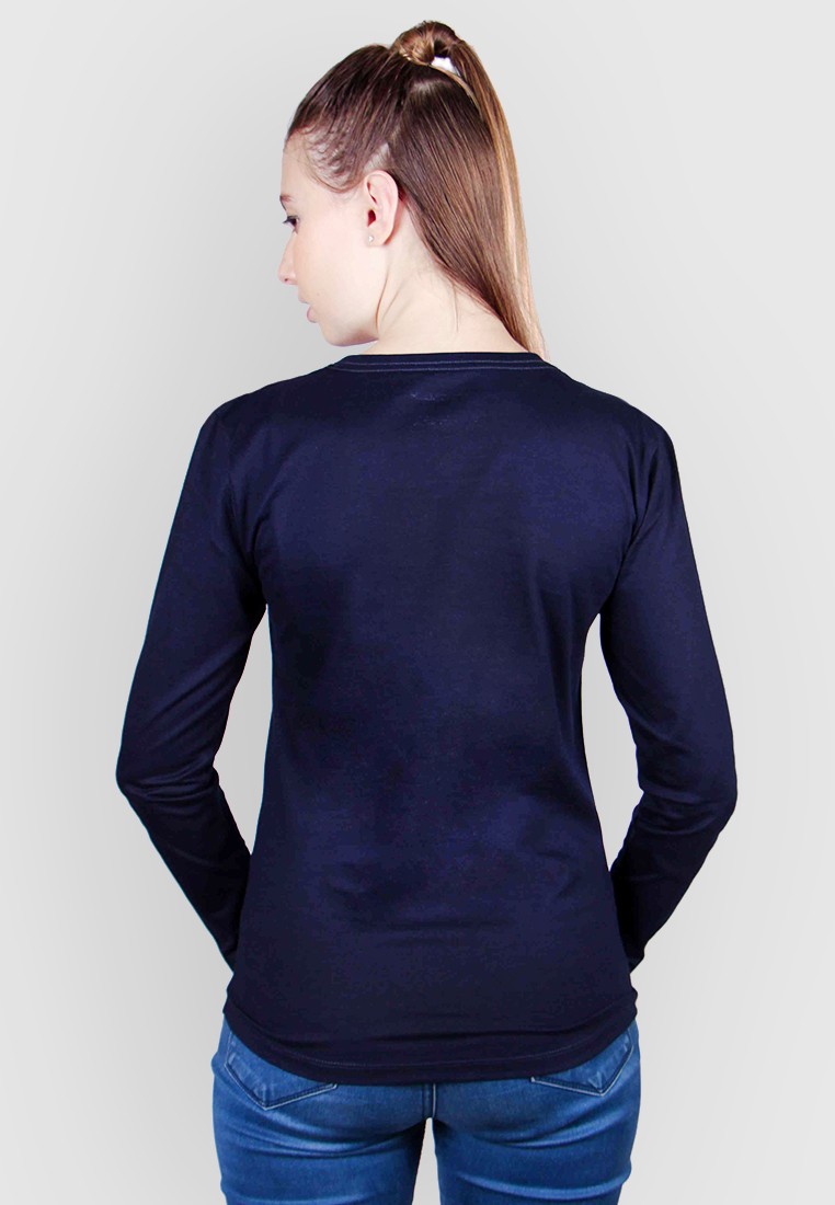 180 Degrees Girls Can Do Anything Long Sleeves T-Shirt Wanita - Image 4