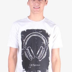 180 Degrees Headphone T-Shirt Pria