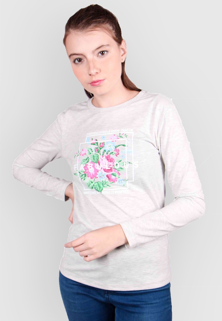 180 Degrees I'm Fabulous Long Sleeves T-Shirt Wanita