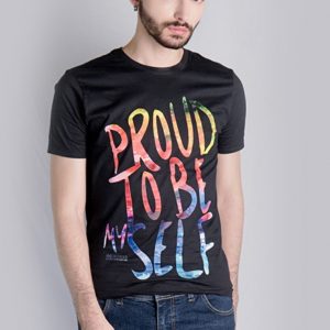 180 Degrees Proud To Be Myself T-shirt Pria