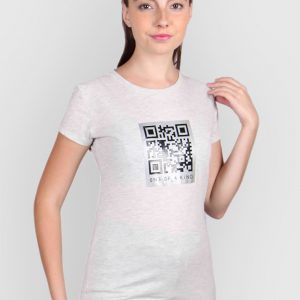 180 Degrees QRcode T-Shirt Wanita