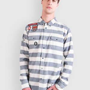 180 Degrees Stripes Shirt Kemeja Pria