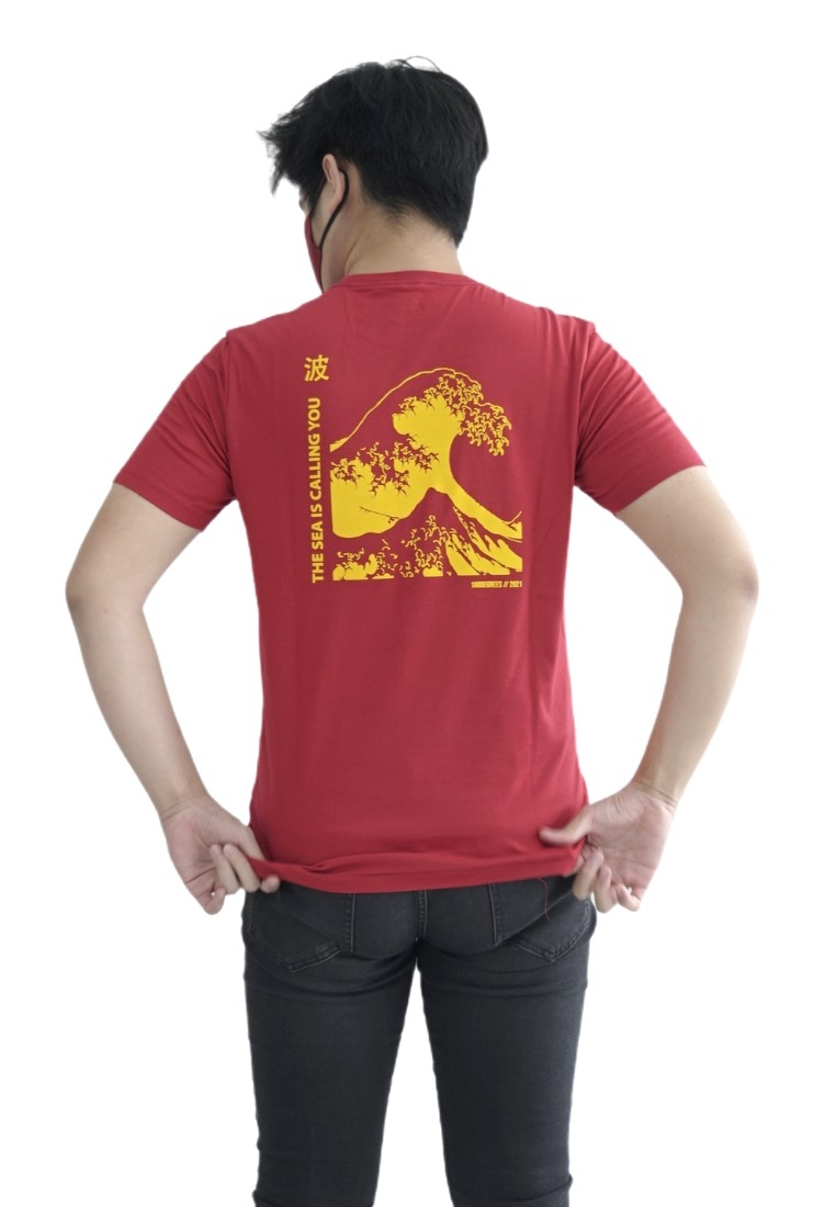 180 Degrees Smartemp T-Shirt Pria Waves - Image 6