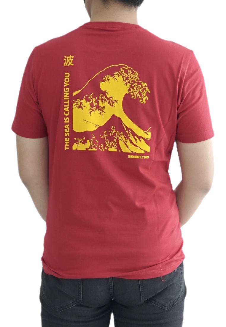 180 Degrees Smartemp T-Shirt Pria Waves - Image 7