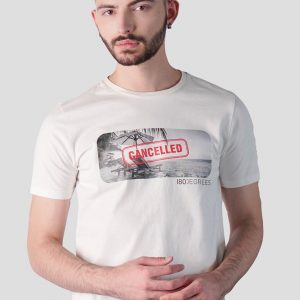 180 Degrees Kaos Anti Virus, Cancelled T-Shirt Pria