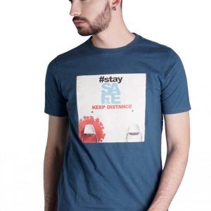 180 Degrees Kaos Anti Virus, Chair Distancing T-Shirt Pria