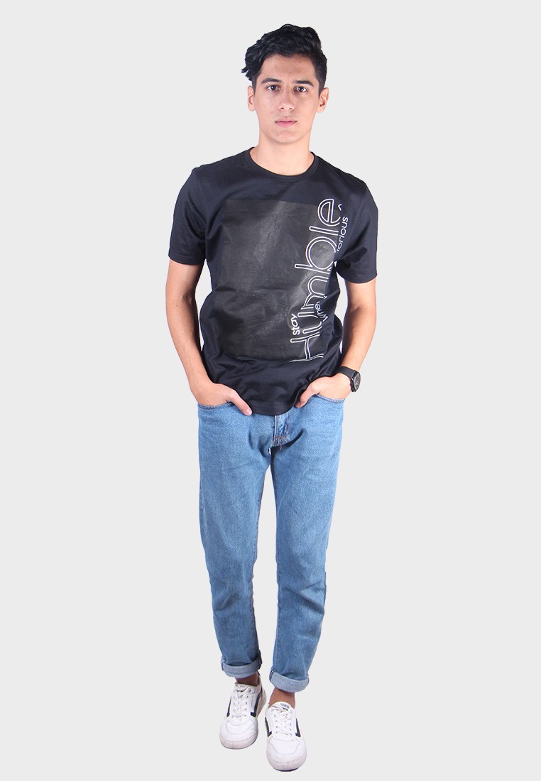 180 Degrees Stay Humble T-Shirt Pria - Image 4
