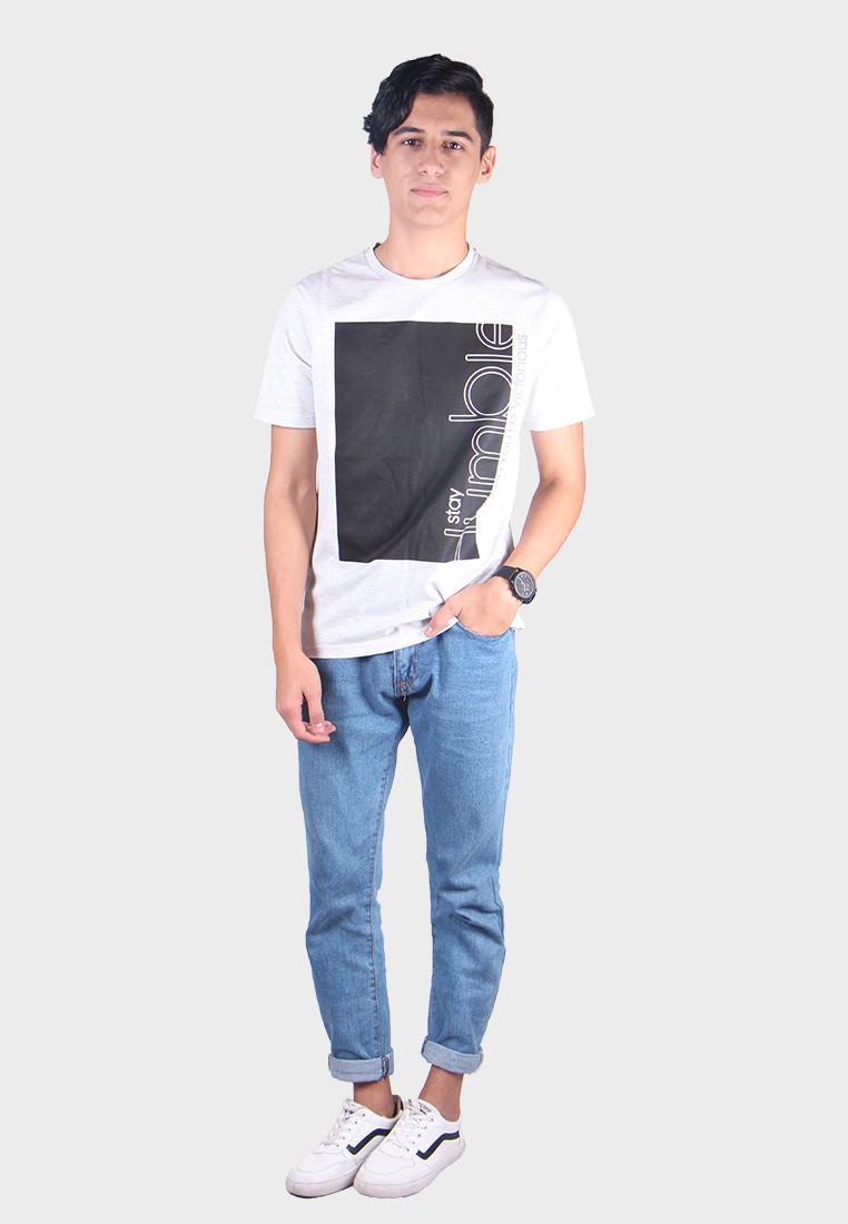 180 Degrees Stay Humble T-Shirt Pria - Image 8