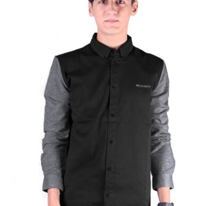 180 Degrees Casual Raglan Kemeja Pria