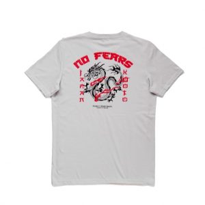 180 Degrees Recycle Polyester Katun T-shirt Pria No Fears