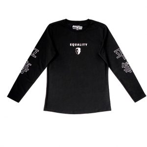180 Degrees Recycle Polyester Katun T-shirt Wanita Equality