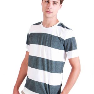 180 Degrees All Over Stripes T-Shirt Pria