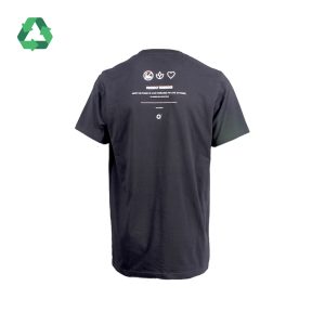 180Degrees Recycle Polyester Katun T-shirt Pria Friendly Reminder