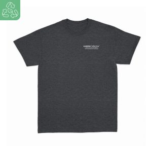 180 DEGREES RECYCLE POLYESTER RAMI T-SHIRT LIARS BLACK