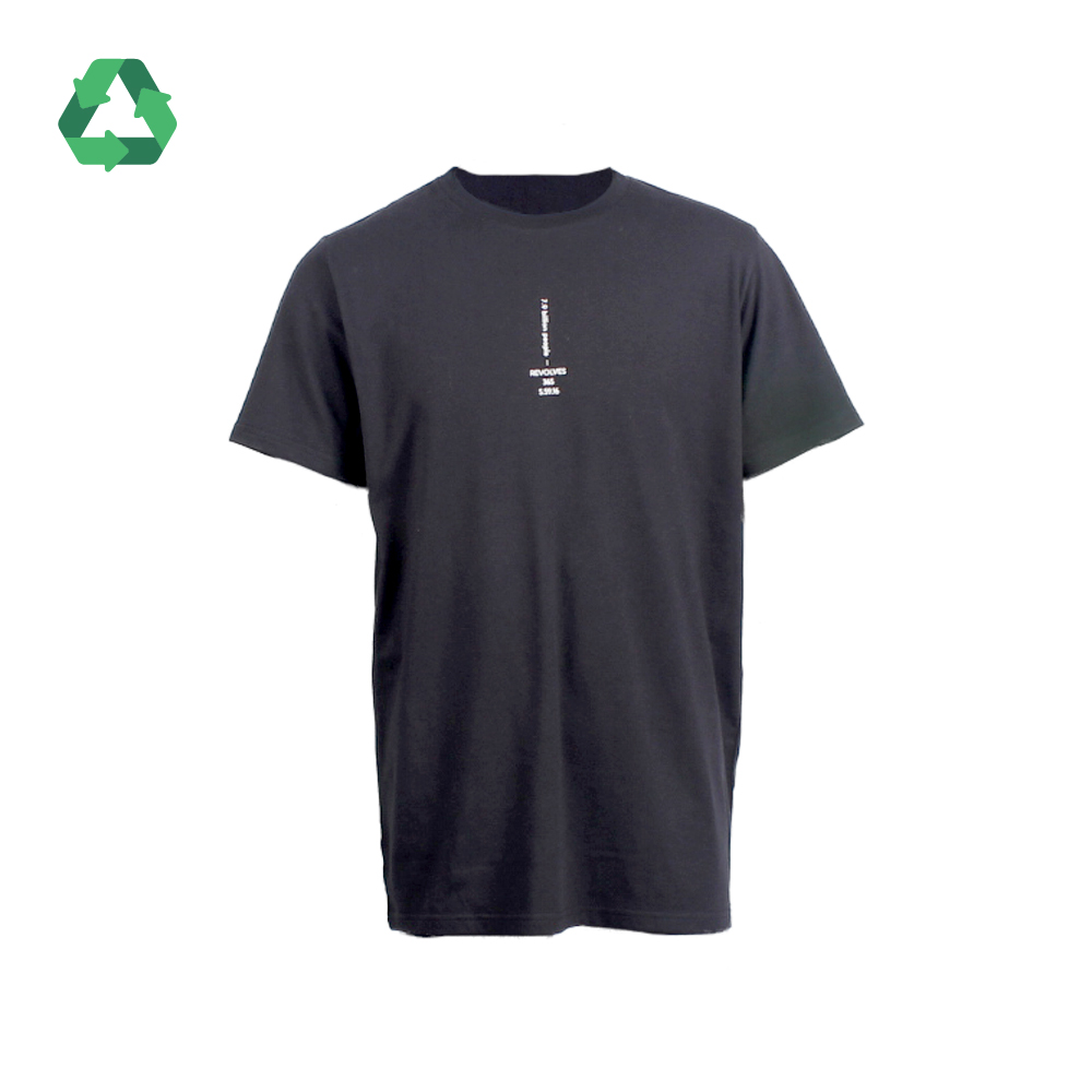 180Degrees Recycle Polyester Katun T-shirt Pria Reminder Earth
