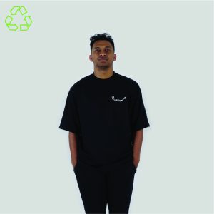 180 DEGREES RECYCLE POLYESTER OVERSIZED LIGHT OUT BLACK
