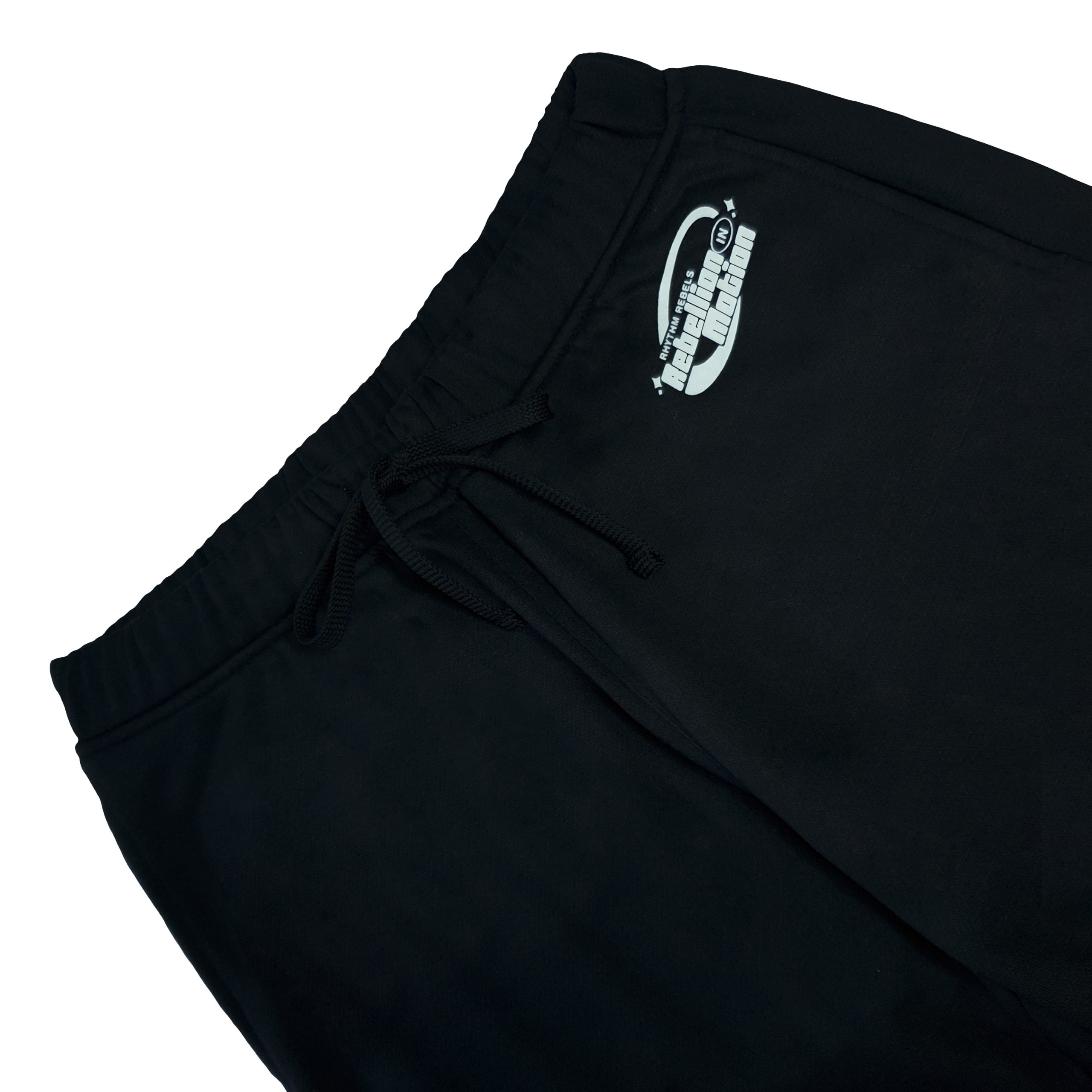 180 DEGREES RECYCLE POLYESTER SHORT PANTS MOTION DANCE BLACK - Image 3
