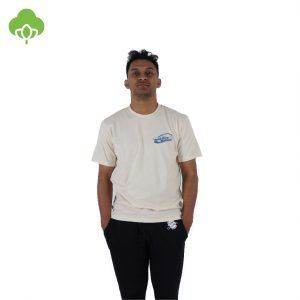 180 DEGREES COTTON ORGANIC T-SHIRT MOTION DANCE DIRTY WHITE
